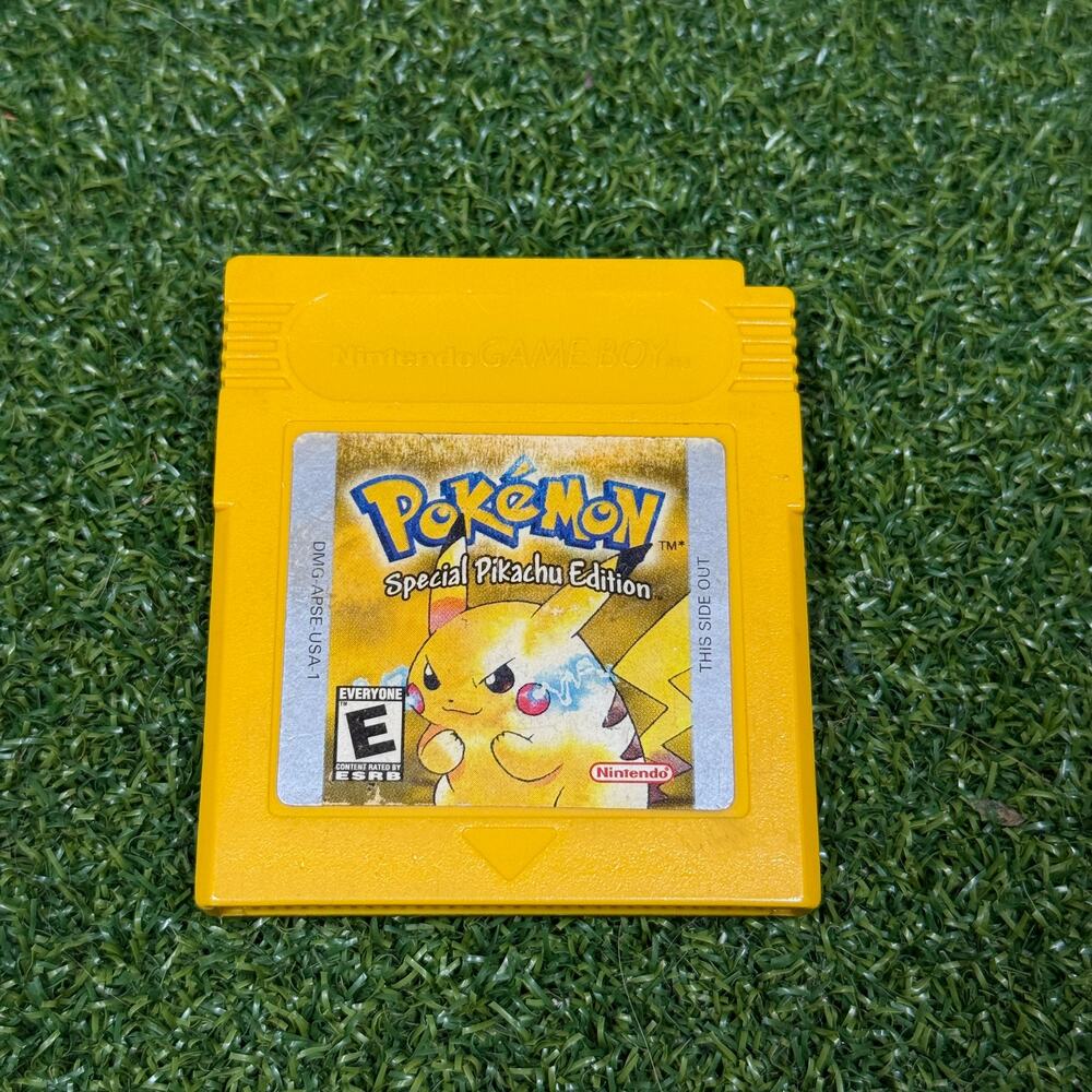 Pokemon Yellow Version Special Pikachu Edition Nintendo Game Boy Tested Working